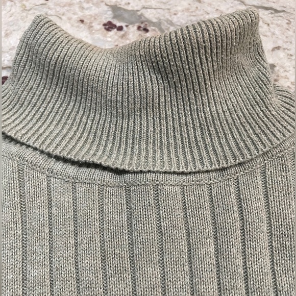 Light Olive Turtleneck Sweater - Picture 4 of 4